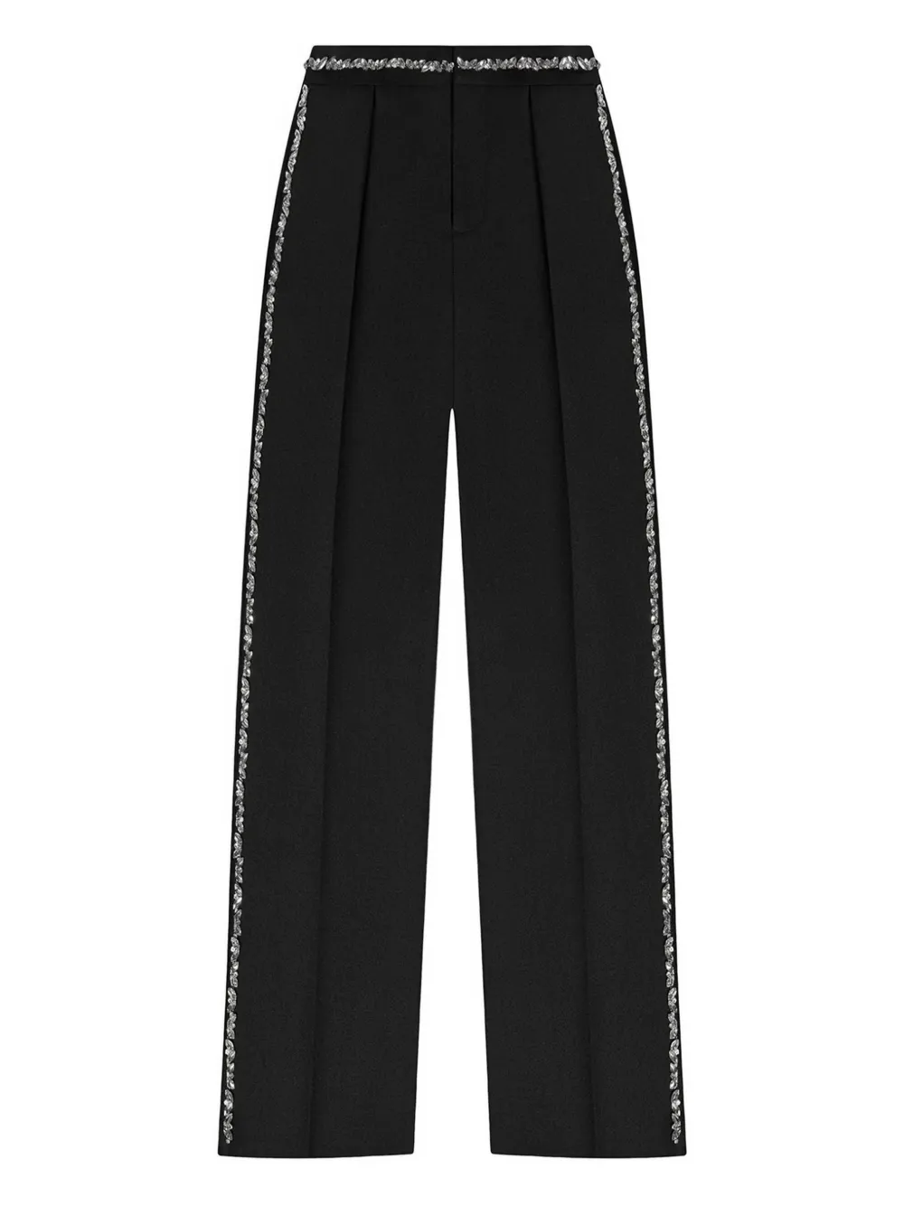 Manière De Voir Patricia Embellished Trousers In Black