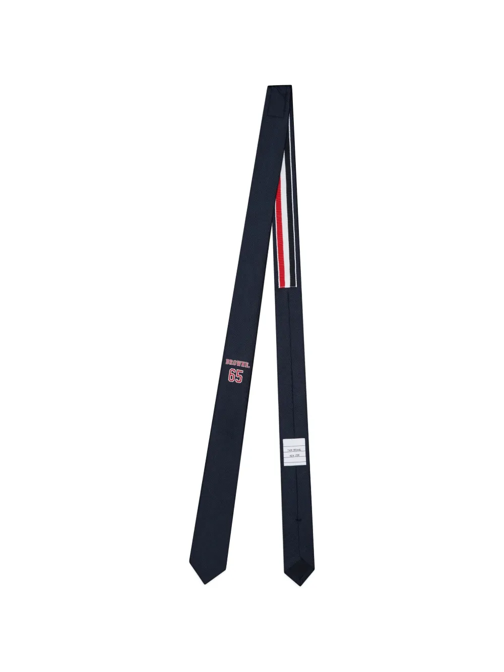 Thom Browne Zijden stropdas met jacquard Blauw