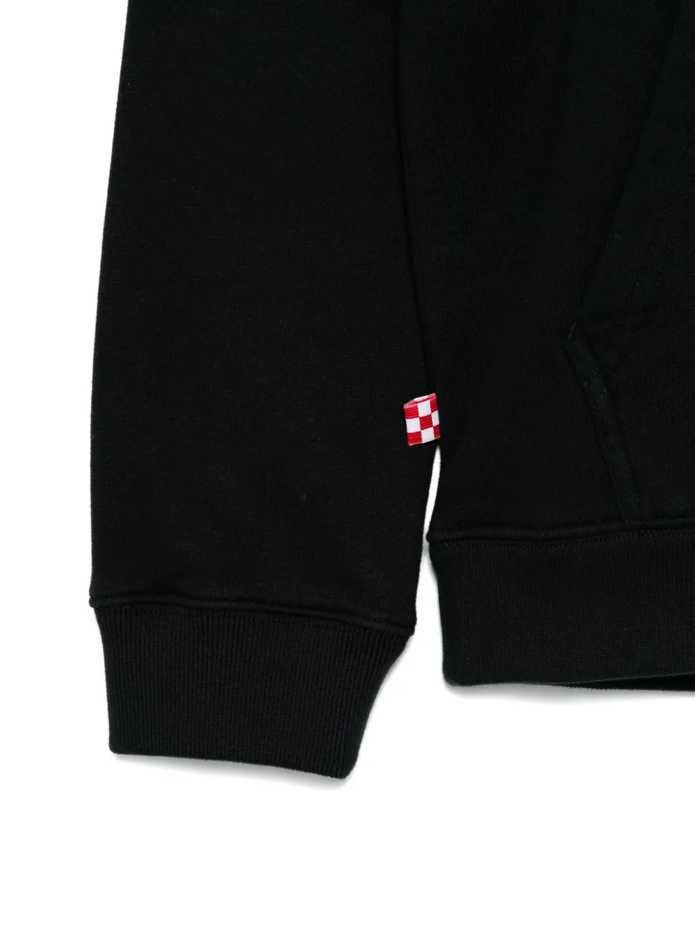 Mc2 Saint Barth Oliver Logo Hoodie In Black