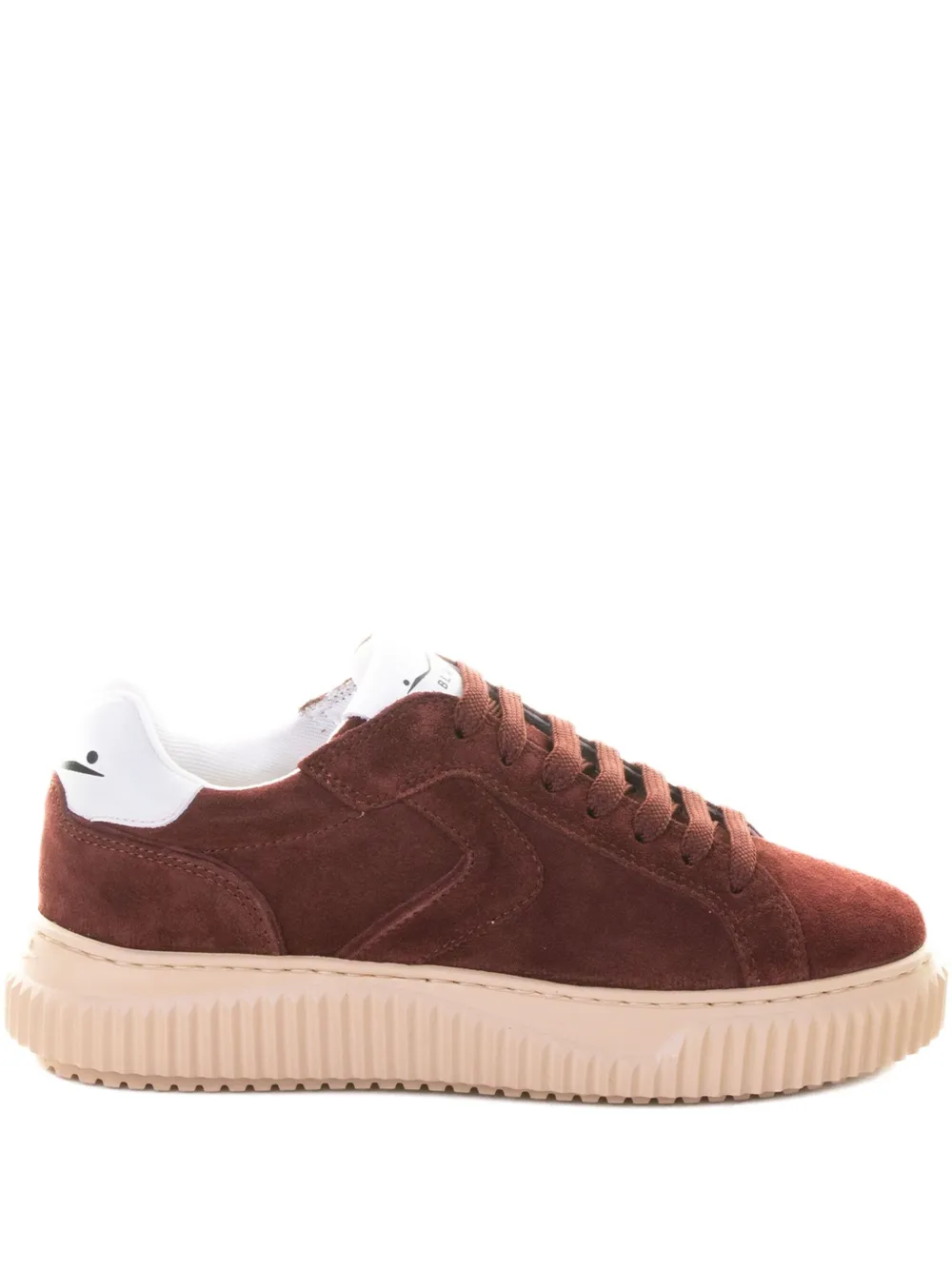 Voile Blanche Lipari Suede Sneakers In Brown