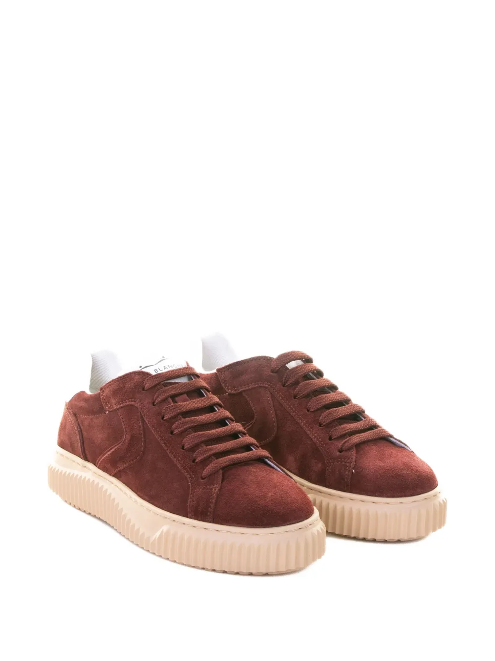 Voile Blanche Lipari Suede Sneakers In Brown