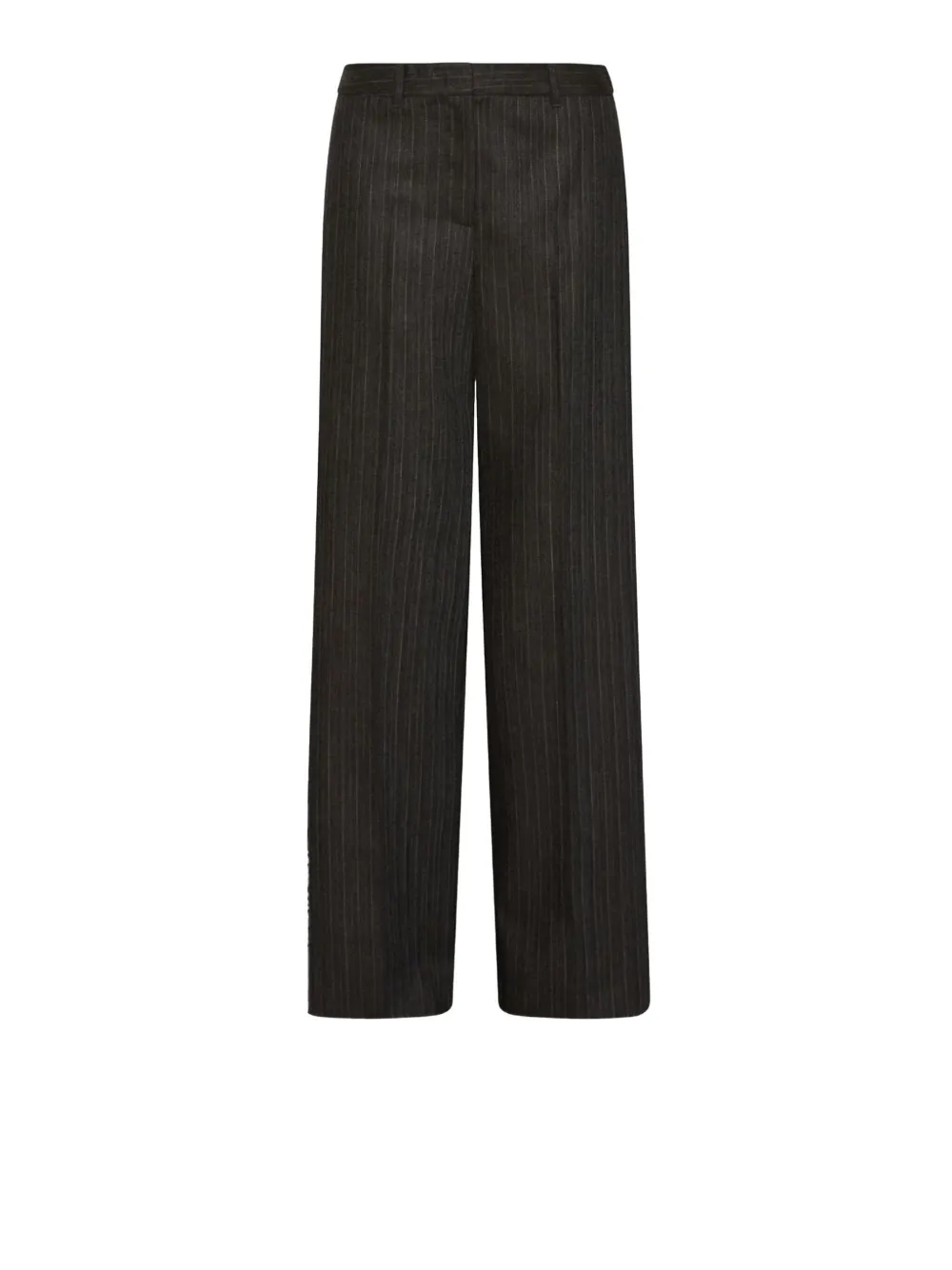 Marella Renoir pinstripe trousers - Bruin