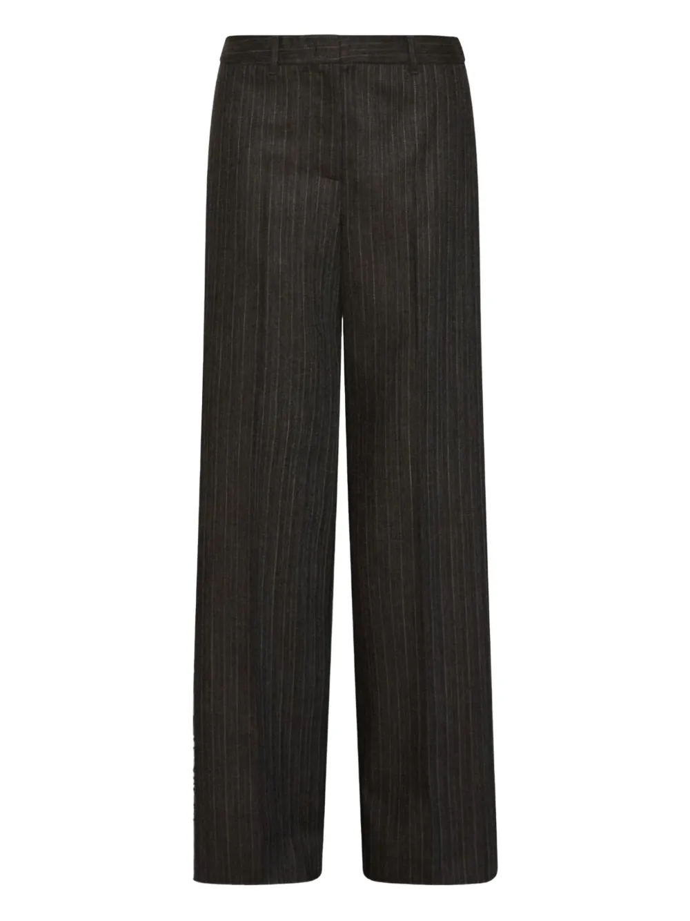 Marella Renoir pinstripe trousers | Brown | Image 1