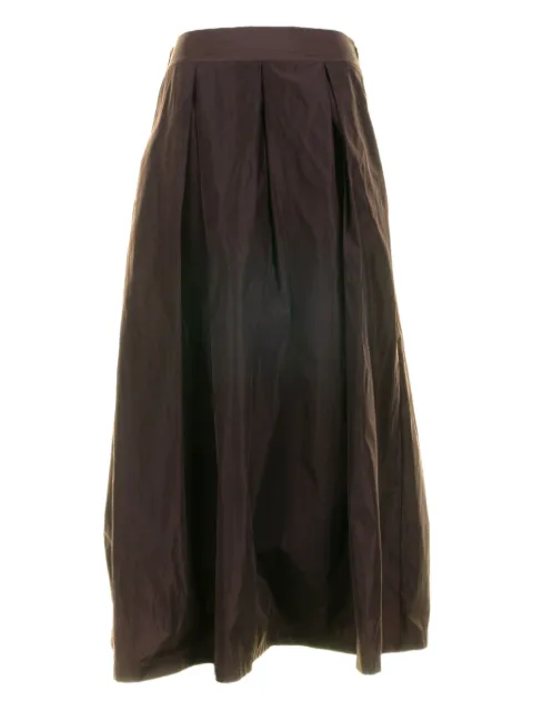 Vicario Cinque falda midi con diseño plisado