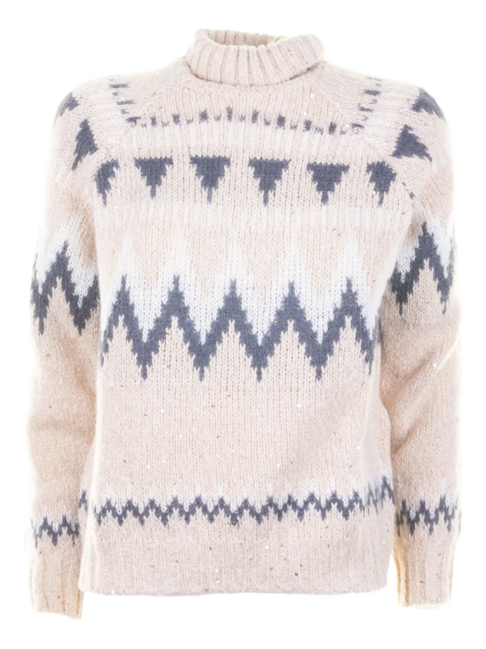 Eleventy zigzag-pattern embellished sewater | neutro | Image 1
