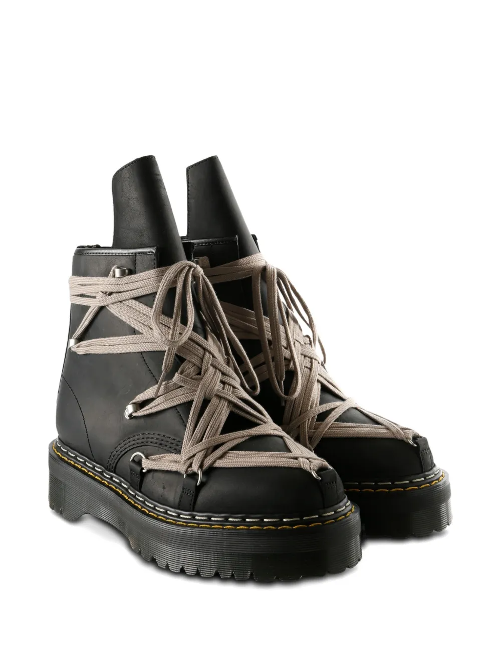 Dr. Martens x Rick Owens botas militares 1460 Quad Sole Megalace | Botas biker | Image 2