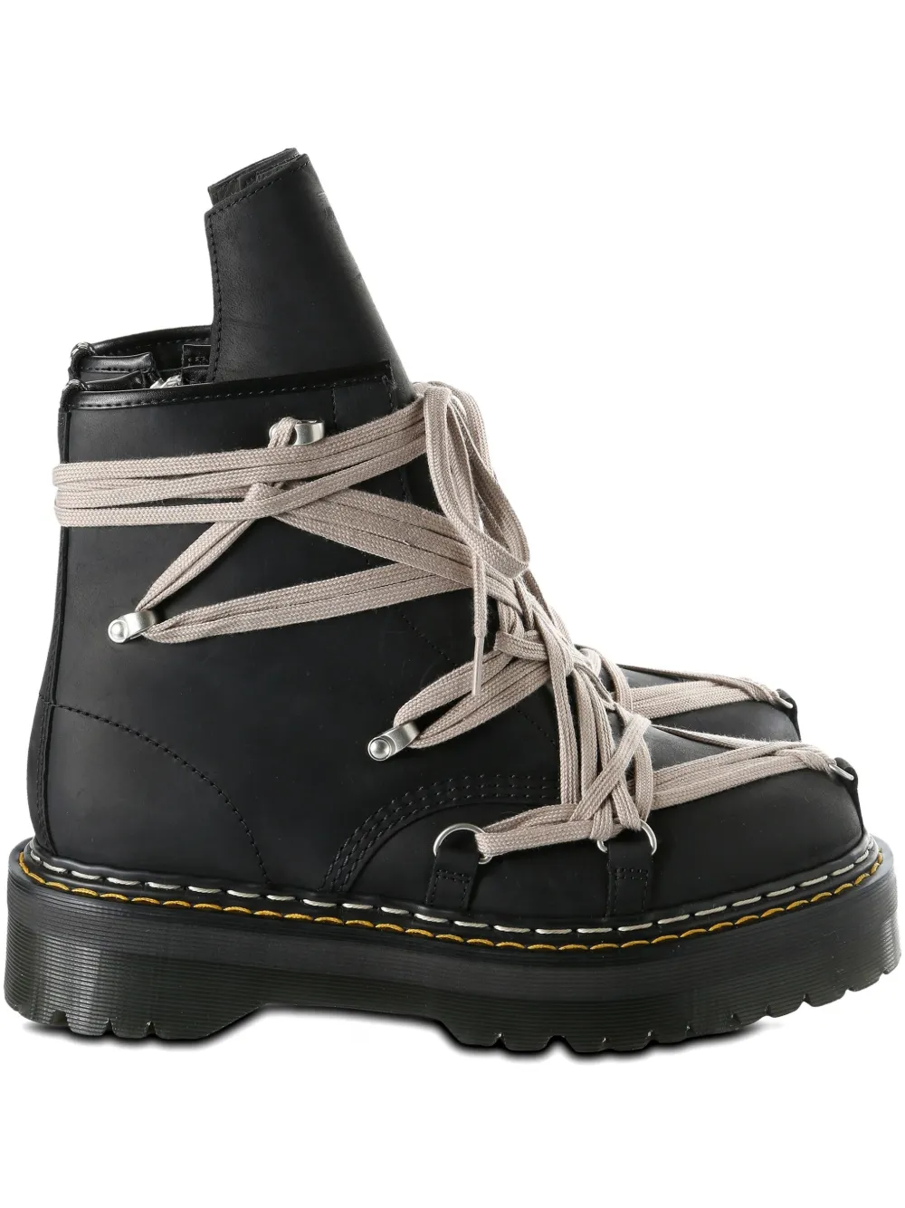 Dr. Martens x Rick Owens botas militares 1460 Quad Sole Megalace | negro | Image 1