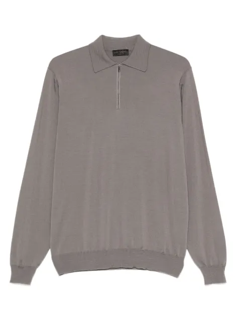 Dell'oglio zip-neck polo shirt