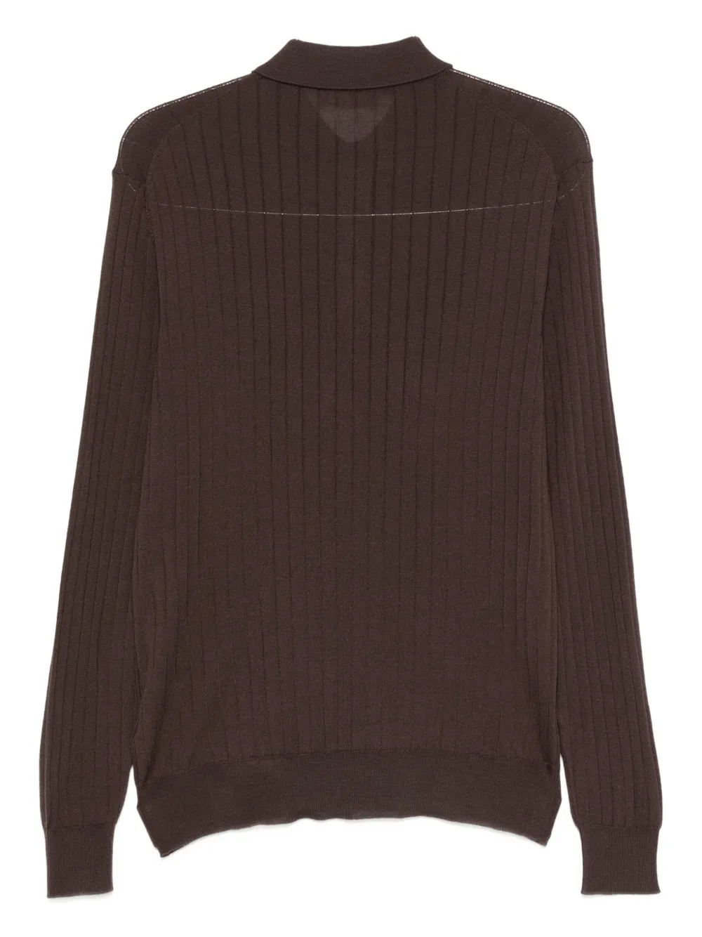 Dell'oglio long-sleeve polo shirt - Bruin