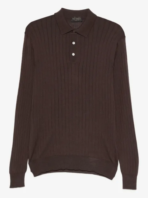 Dell'oglio playera tipo polo manga larga