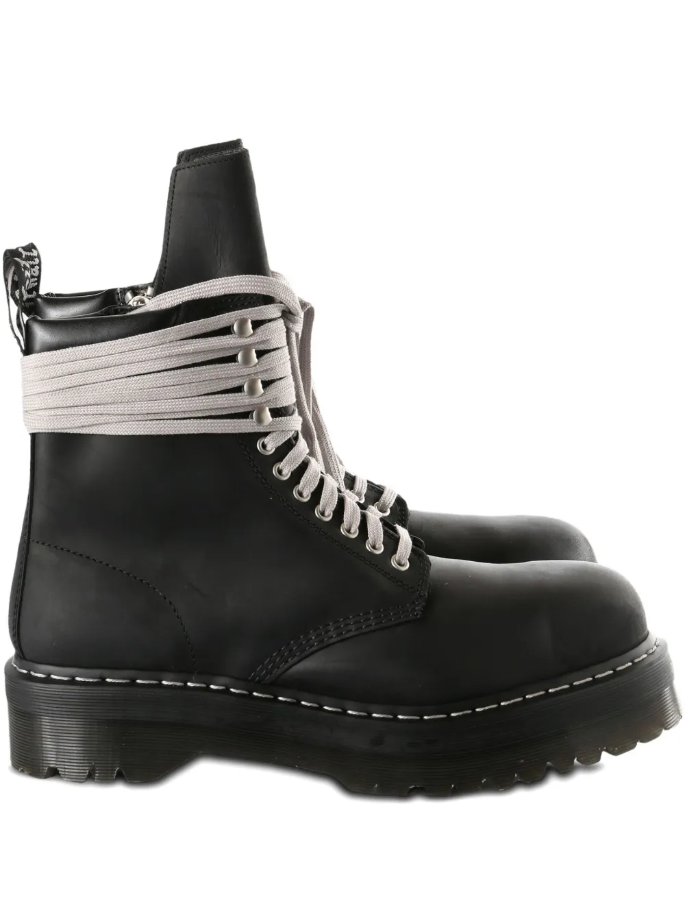 Dr. Martens x Rick Owens Quad Sole Steel Toe boots | Black | Image 1
