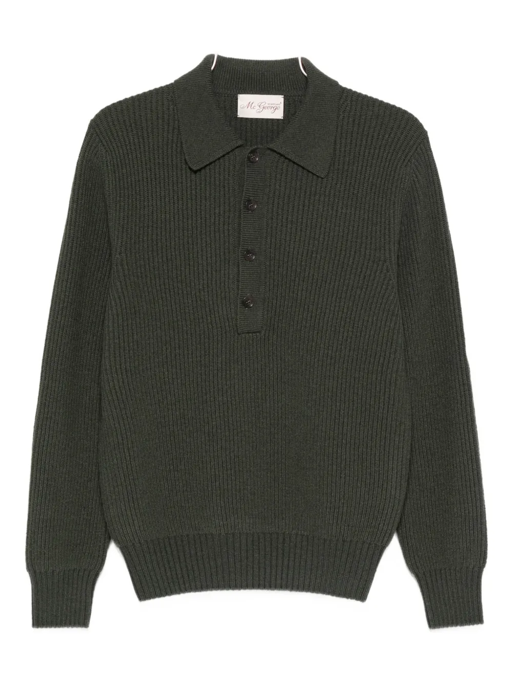 Mcgeorge Button Polo Shirt In Green