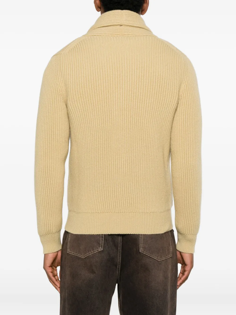 Mcgeorge Single-breasted Cardigan In Yellow