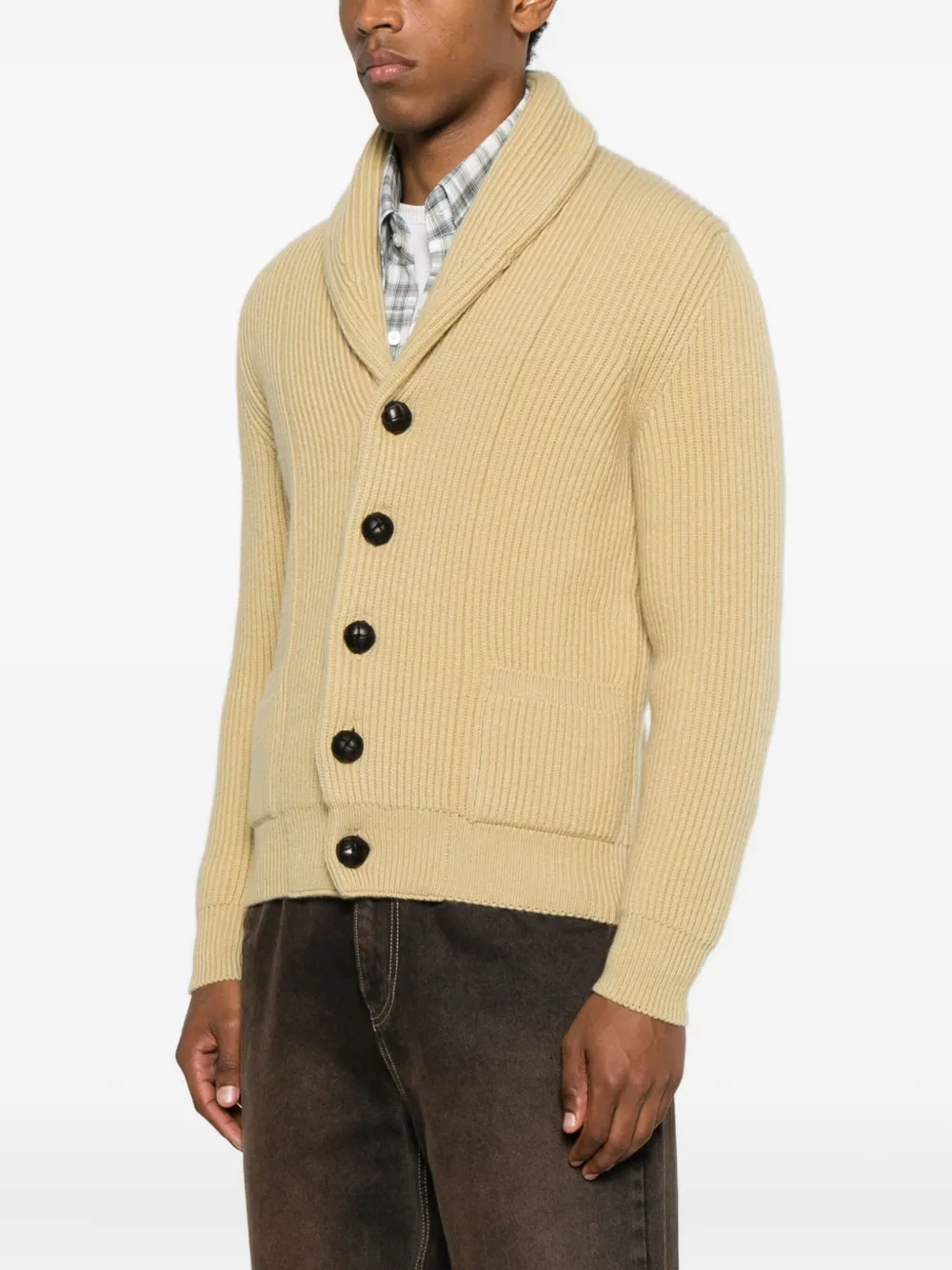 Mcgeorge Single-breasted Cardigan In Yellow