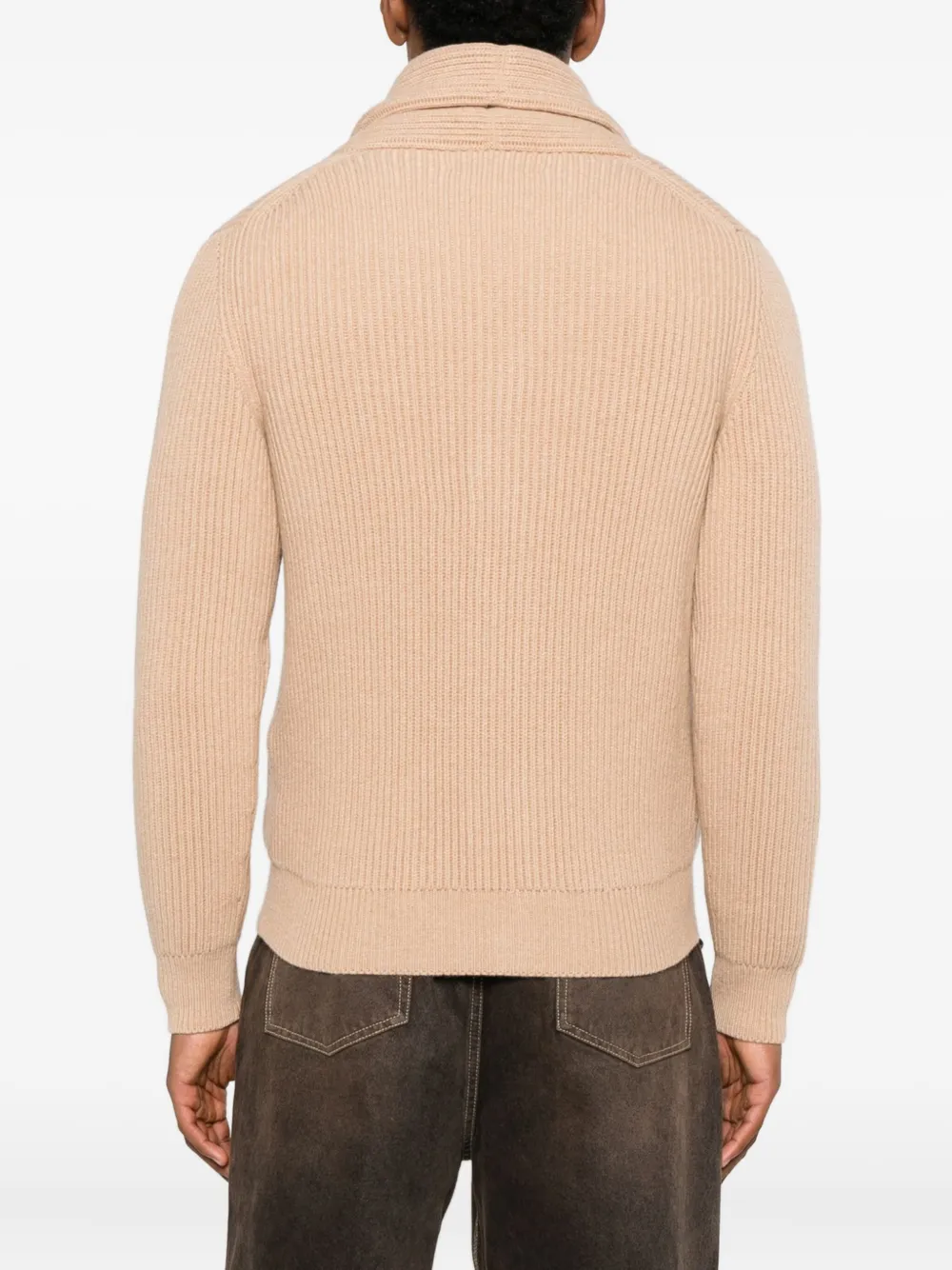 Mcgeorge Button Shawl-collar Cardigan In Neutral