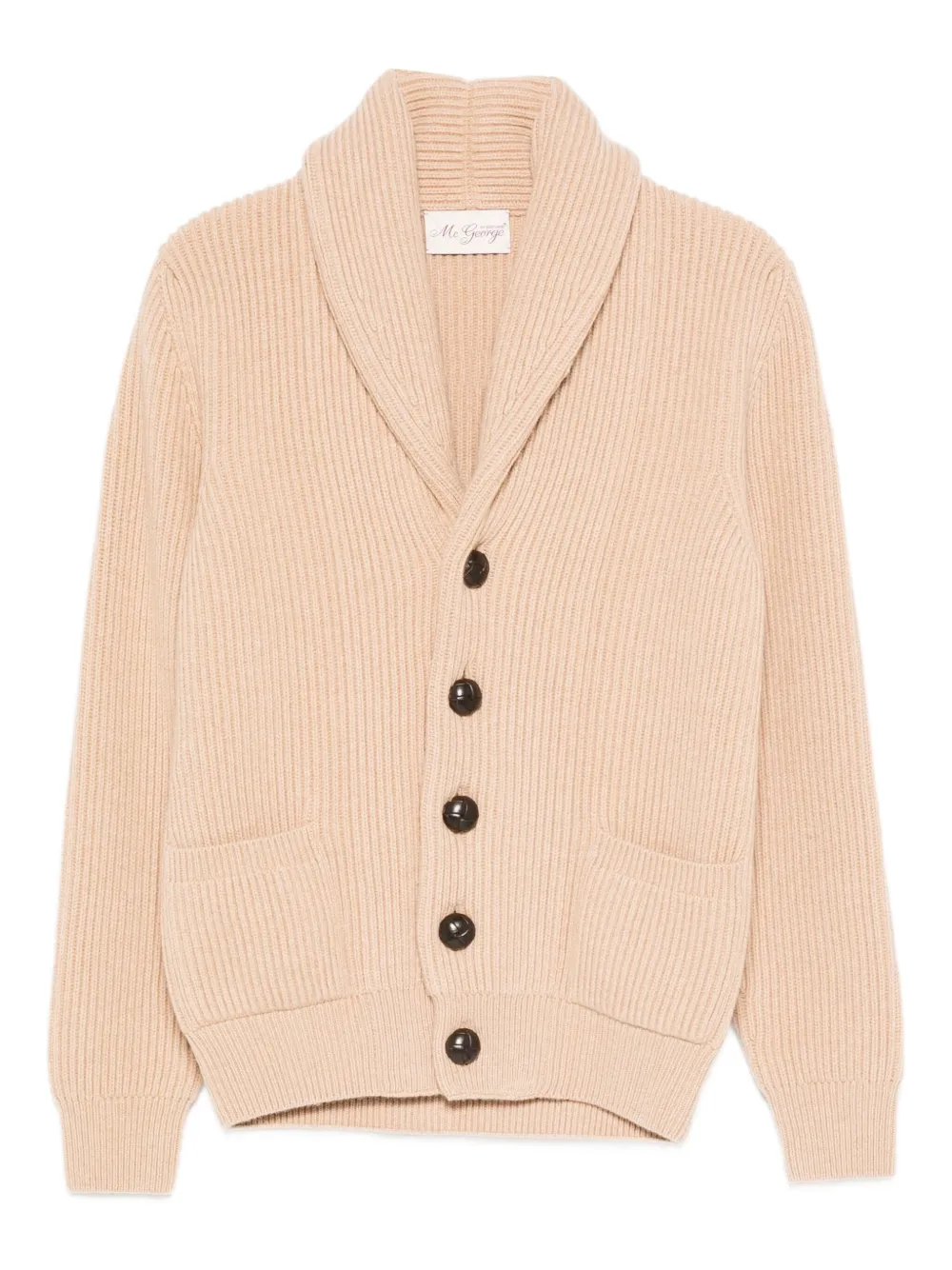 McGeorge button shawl-collar cardigan | Neutrals | Image 1