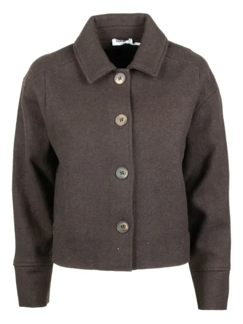 Base Milano button collared jacket