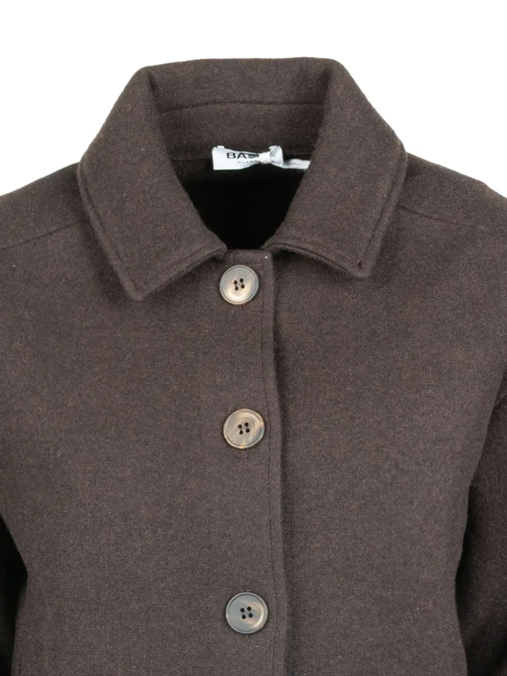Base Milano button collared jacket | Fitted Jackets | Image 2