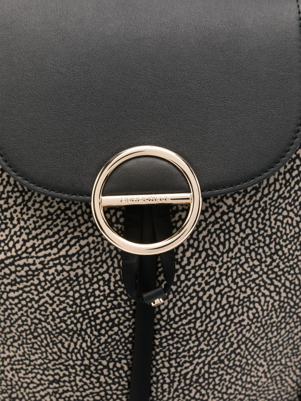 Borbonese Cottage Patterned Backpack In Multi