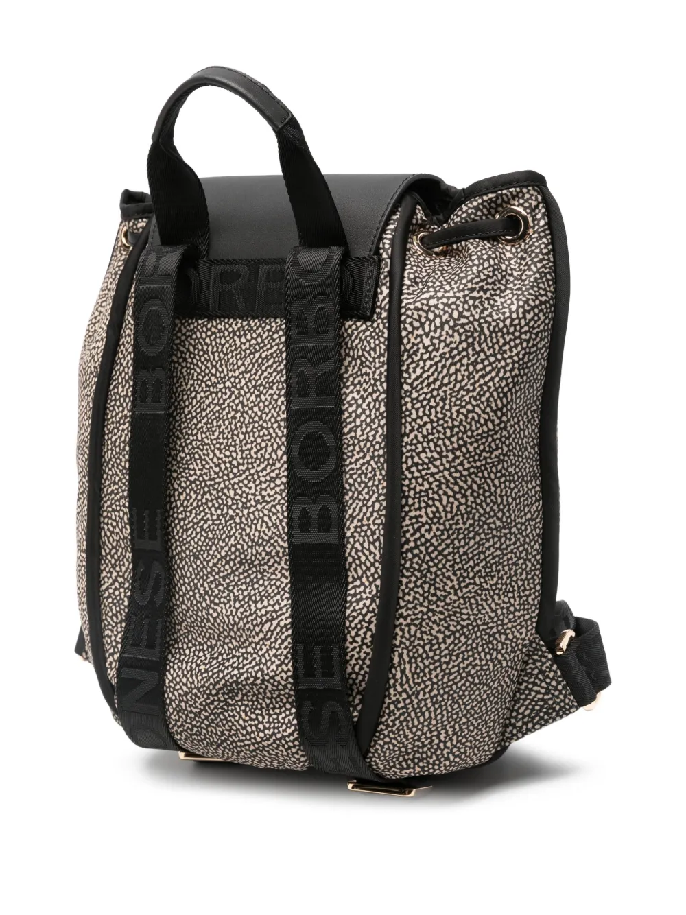 Borbonese Cottage Patterned Backpack In Multi