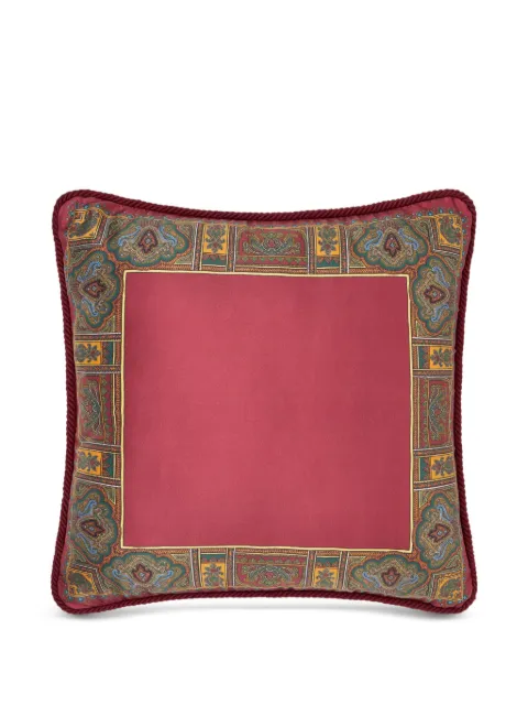 ETRO HOME プリント シルククッション 45cm x 45cm