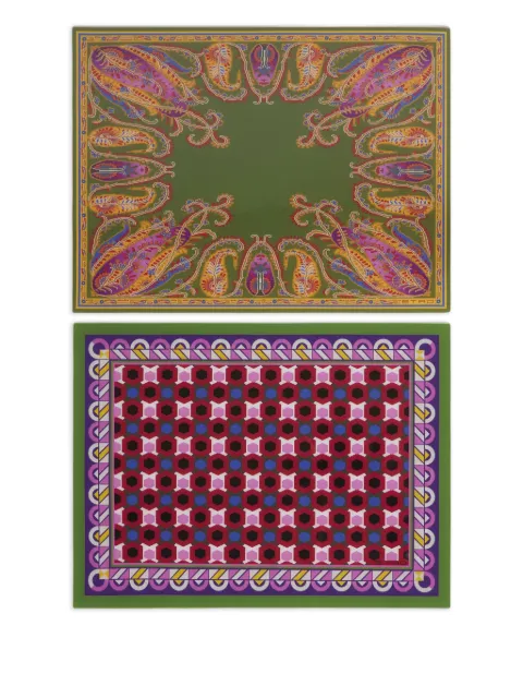 ETRO HOME パターン チャージャー 2枚組