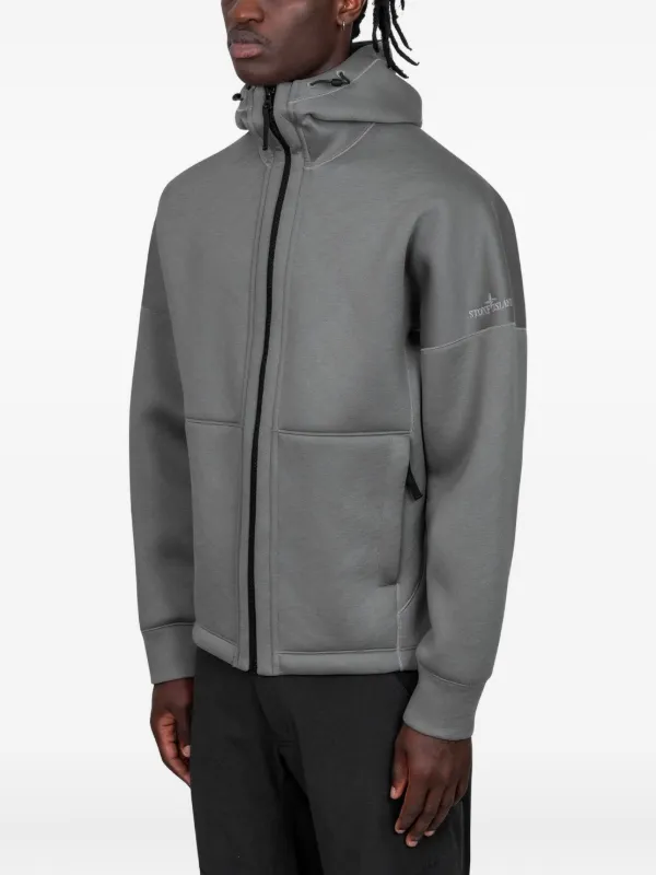 Stone Island Scuba ジップアップ パーカー | グレー | FARFETCH JP