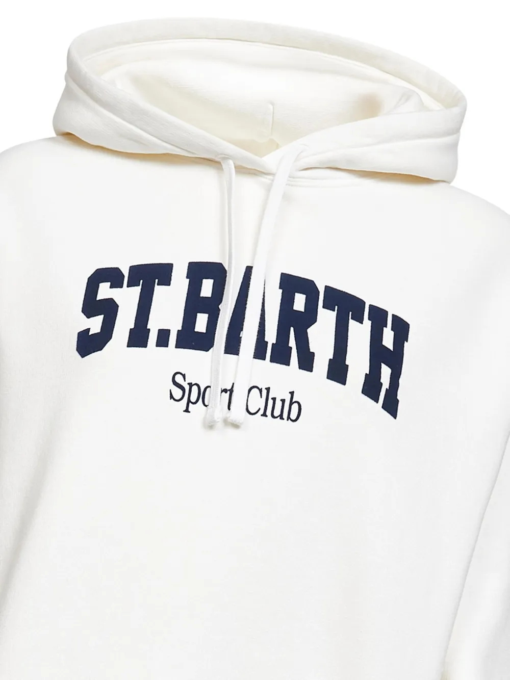 Mc2 Saint Barth Drawstring Long-sleeve Sweater In White