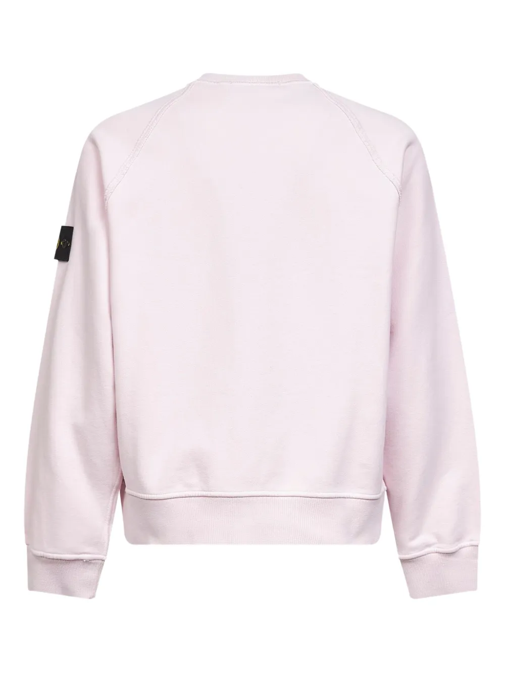 Stone Island frayed raglan sleeve sweater - Roze