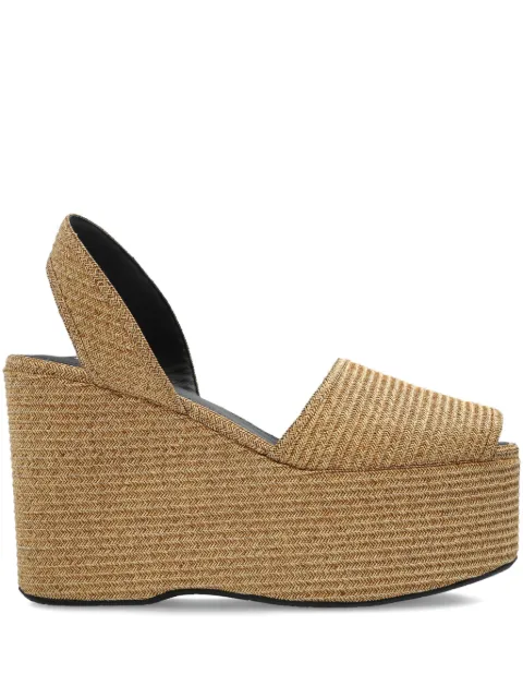 Alaïa escarpins compensés à plateforme 120 mm