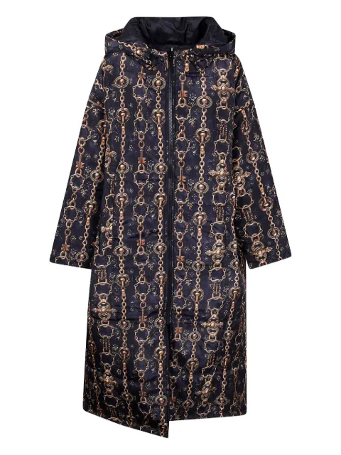 SITTINGSUITS chain hooded coat