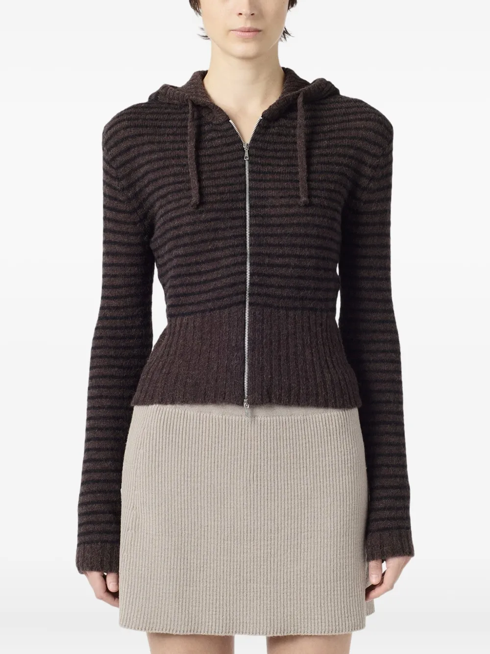 OUR LEGACY Compact vest met lange mouwen Bruin