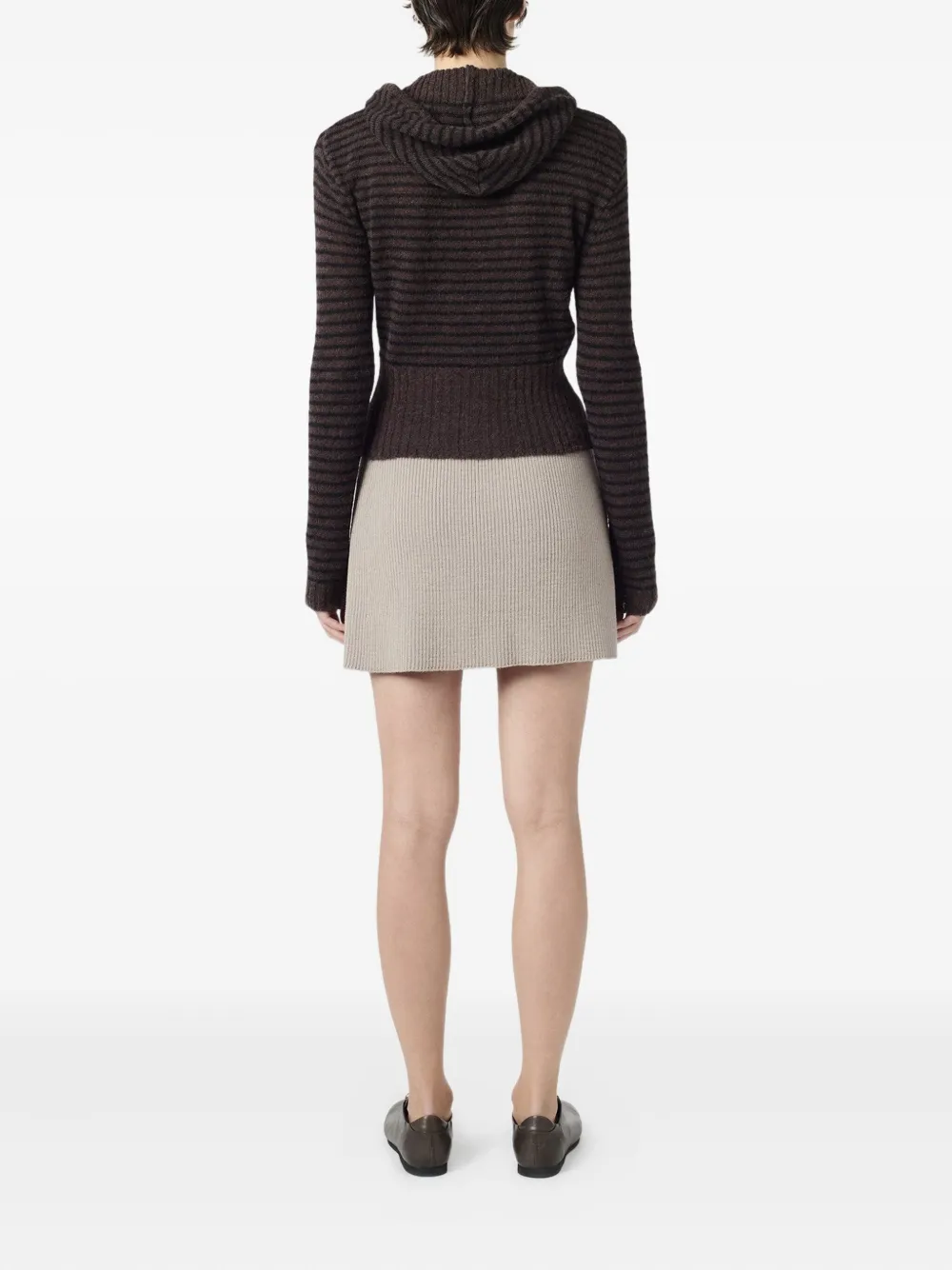 OUR LEGACY Compact vest met lange mouwen Bruin