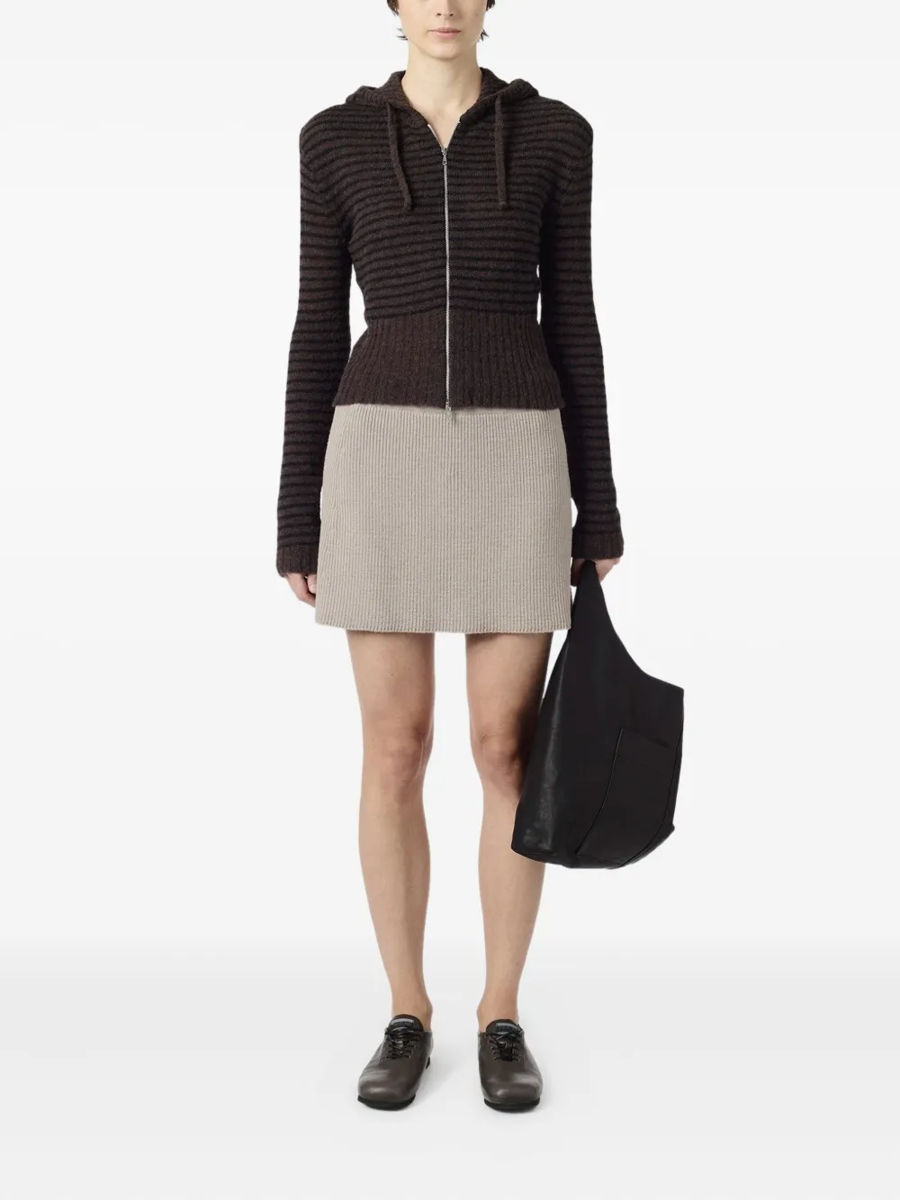 OUR LEGACY Compact vest met lange mouwen Bruin