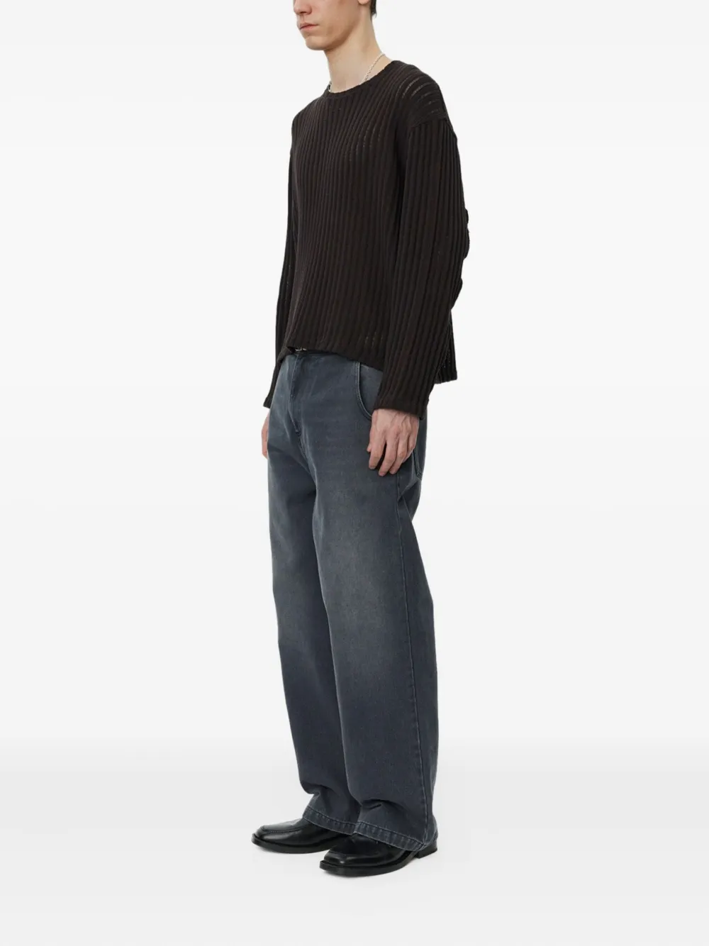 Mfpen round-neck sweater - Bruin