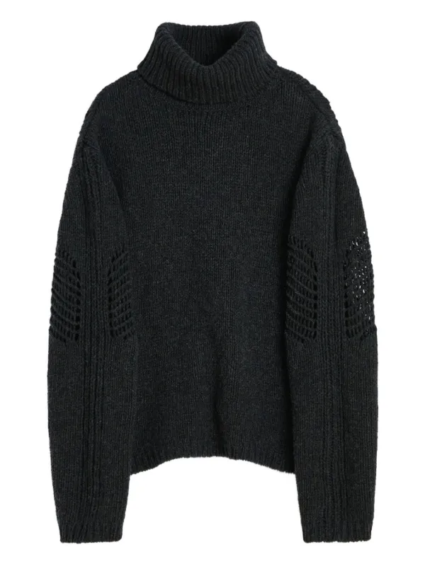 OUR LEGACY Cage Turtleneck Sweater in Grey