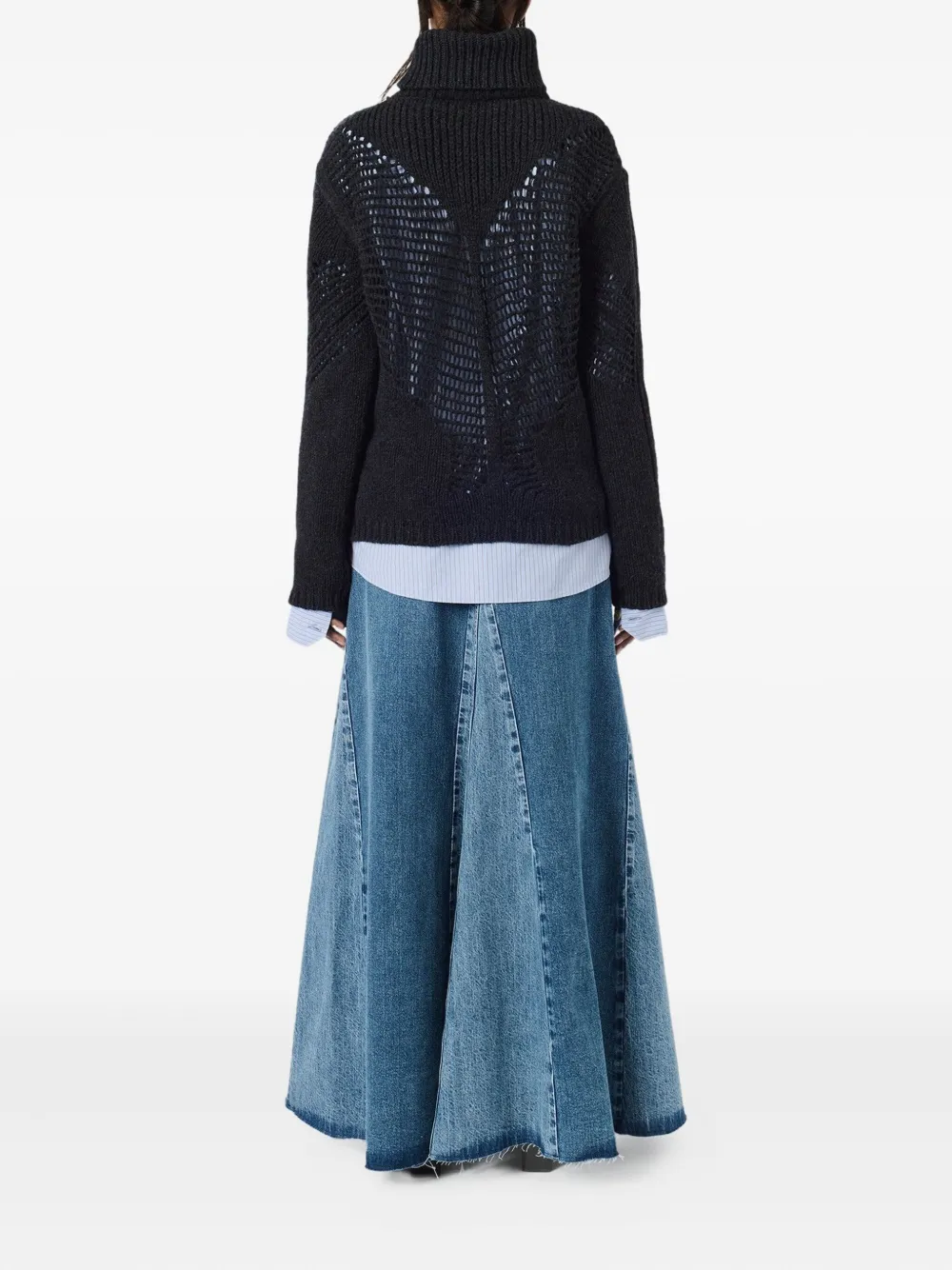 Our Legacy Cage Turtleneck Sweater In Black