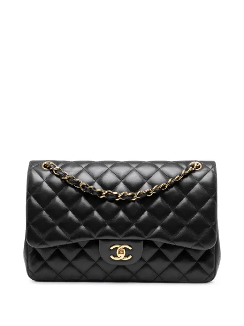 CHANEL Pre-Owned 2012 Jumbo Classic Lambskin Double Flap shoulder bag