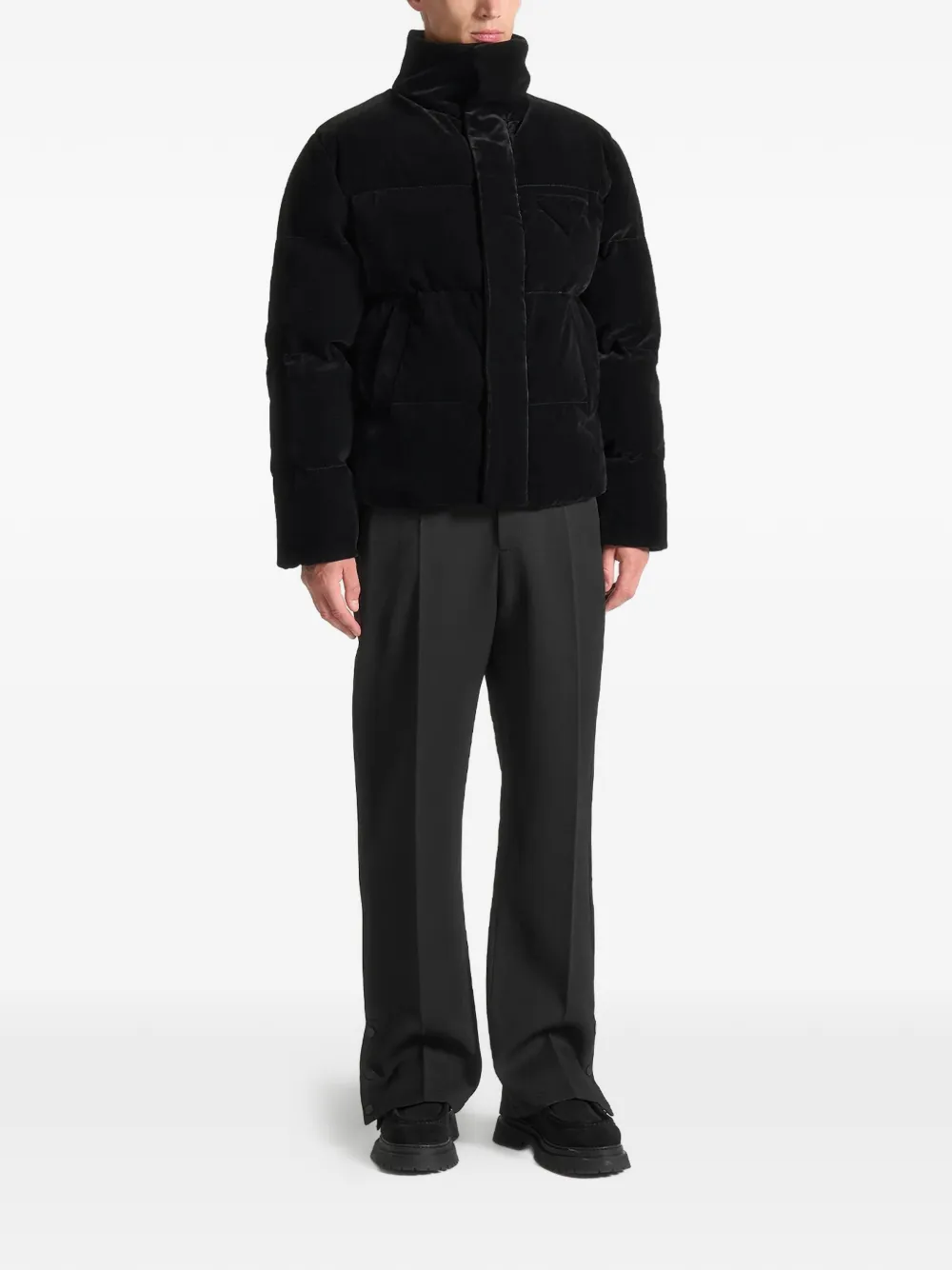 Manière De Voir velvet puffer padded jacket | Down Jackets | Image 2