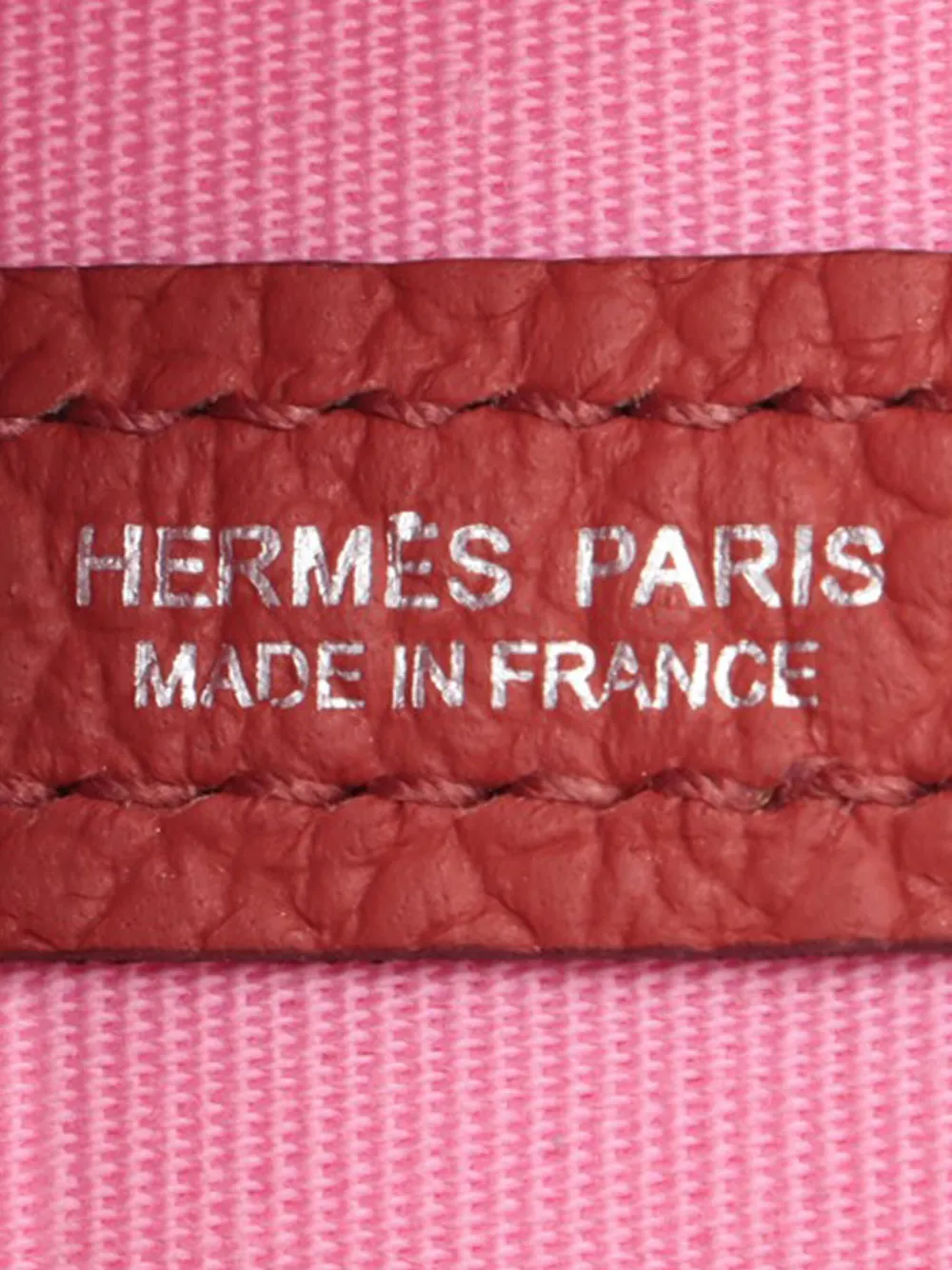 Pre-owned Hermes 2020 Toile And Negonda Garden File 28 Satchel In Pink