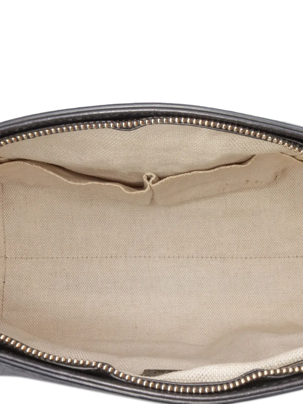 Pre-owned Gucci 2016-2025 Small Pebbled Leather Soho Cellarius Satchel In Black