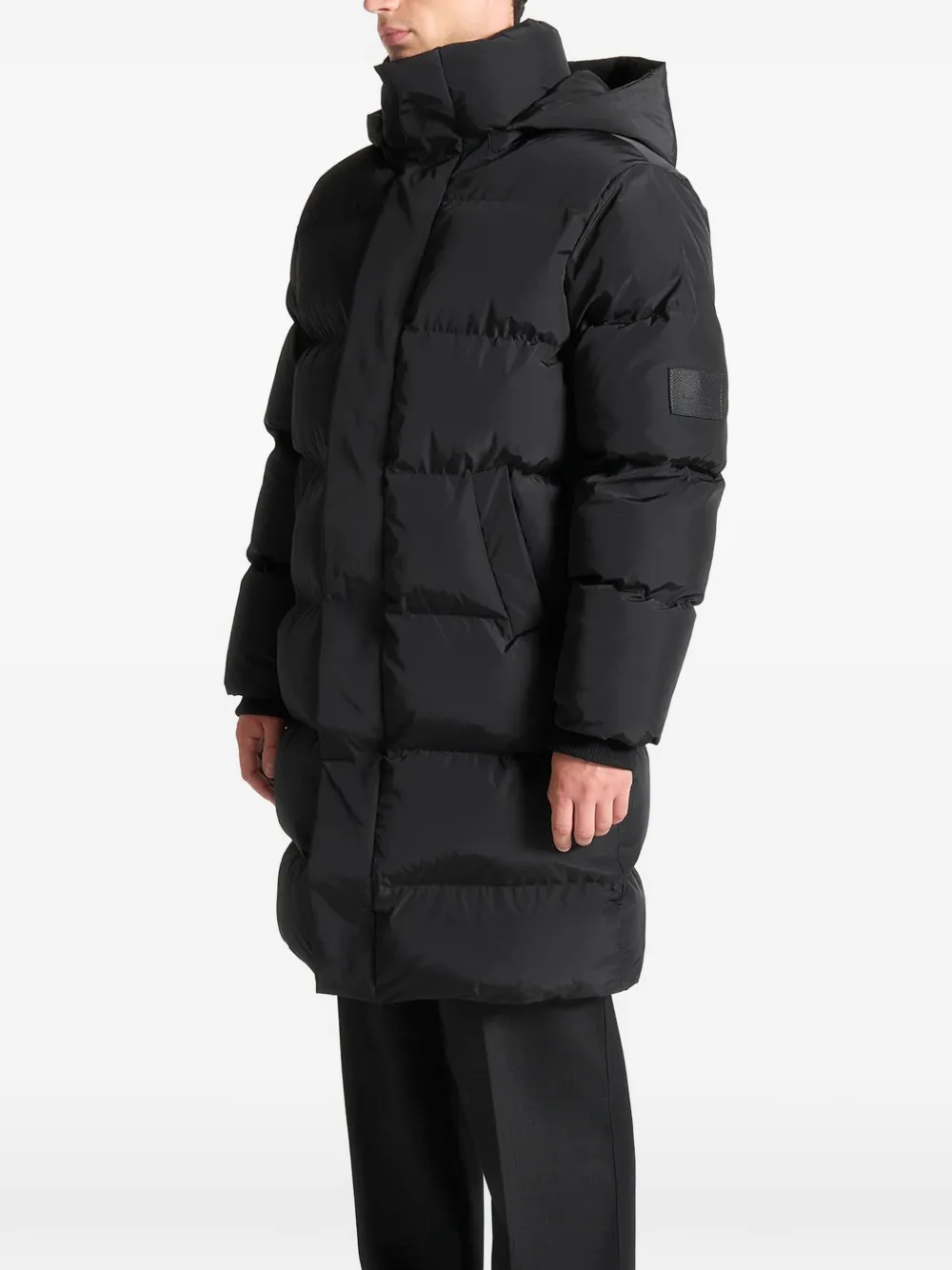 Manière De Voir quilted puffer coat - Zwart