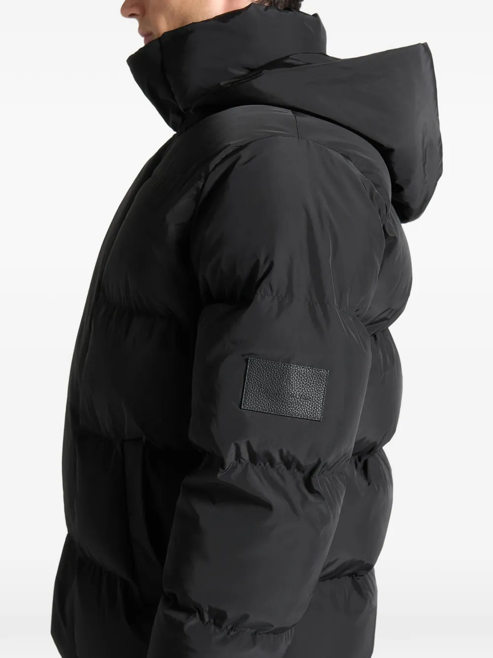 Manière De Voir quilted puffer coat Zwart