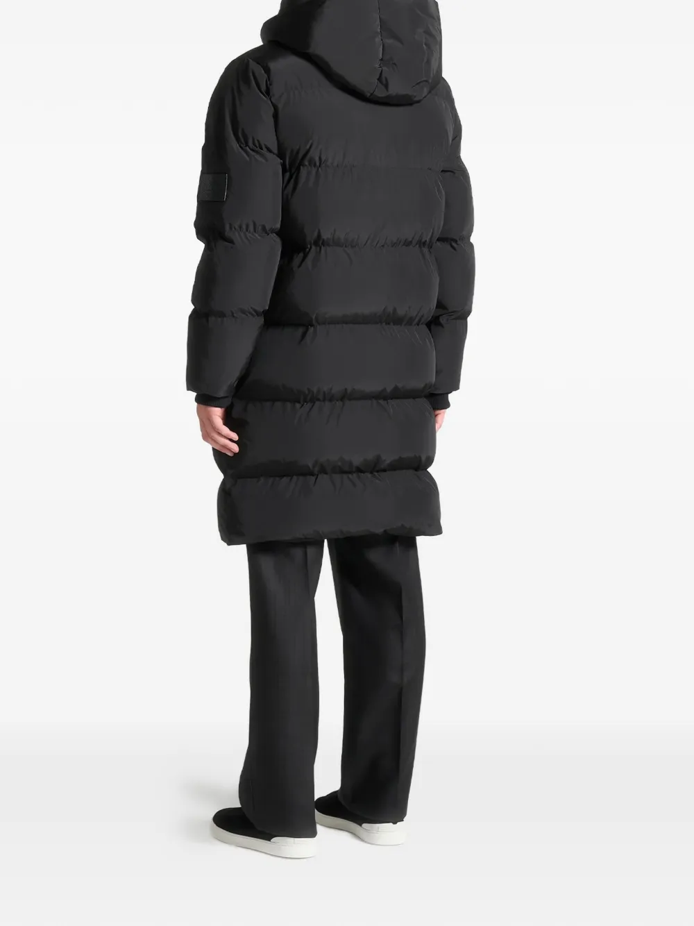 Manière De Voir quilted puffer coat Zwart