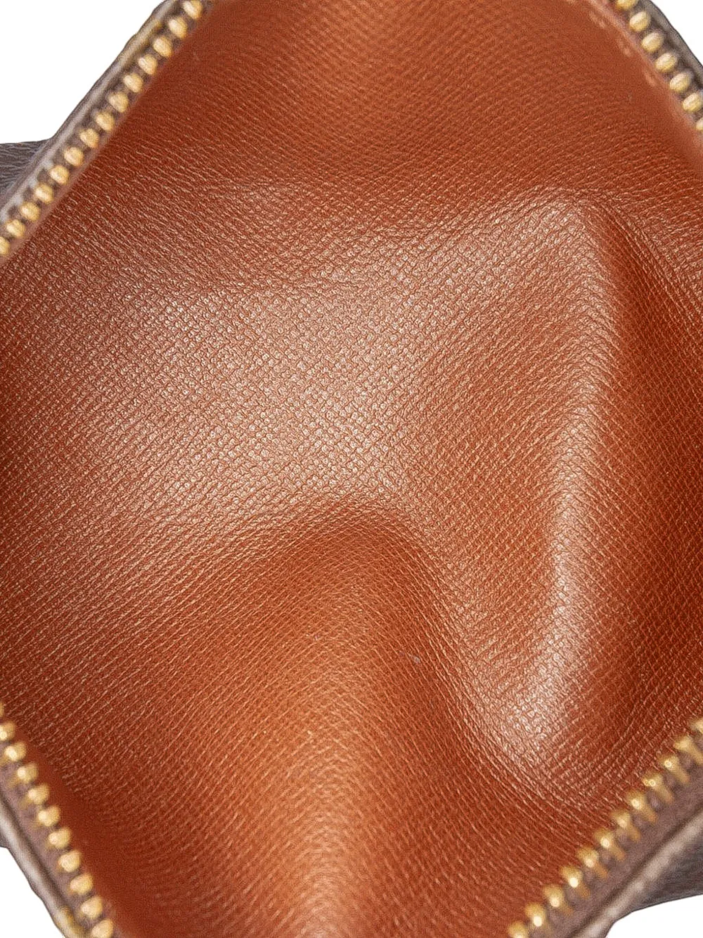 Pre-owned Louis Vuitton 2000-2025 Monogram Papillon Pochette Handbag In Brown