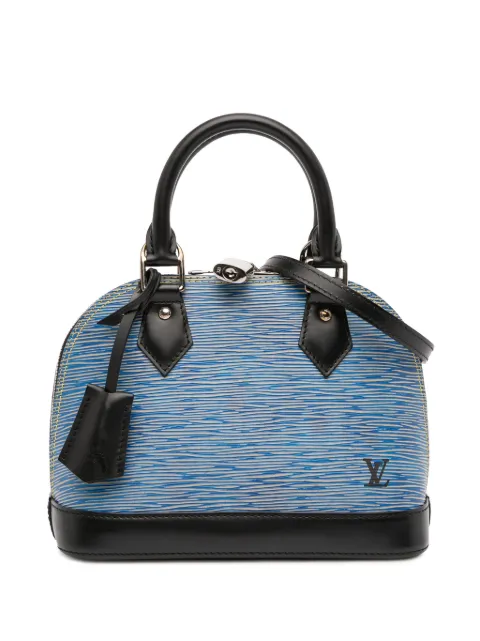 Louis Vuitton Pre-Owned bolsa satchel Epi Denim Alma BB 2016