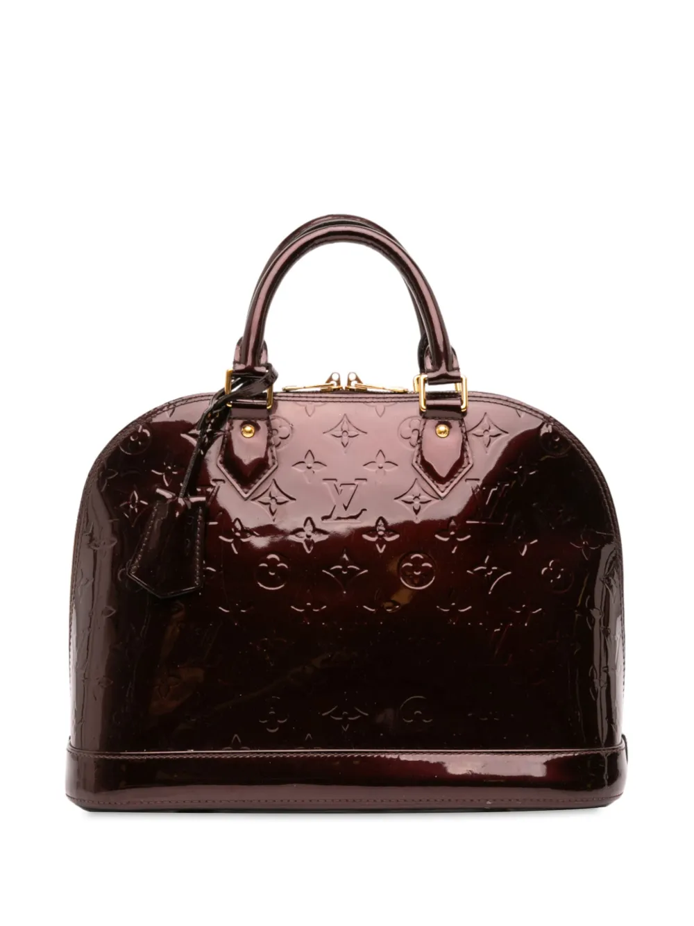 Louis Vuitton Pre-Owned 2012 モノグラム ヴェルニ アルマ PM ハンドバッグ - パープル Louis Vuitton Pre-Owned 2012 モノグラム ヴェルニ アルマ PM ハンドバッグ - パープル