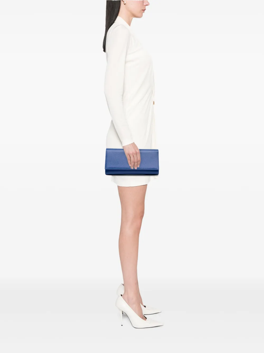 Saint Laurent Pre-Owned 2013 Grain De Poudre Cassandre clutch bag | Pre-Owned | Image 2