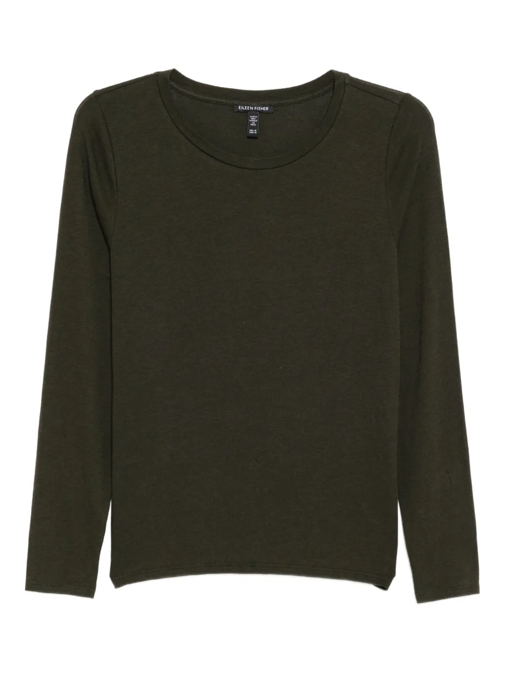 Eileen Fisher suéter con cuello redondo | verde | Image 1