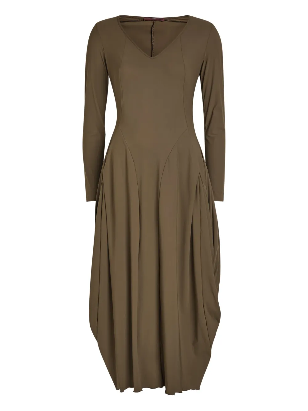 High At-Length midi dress - Bruin